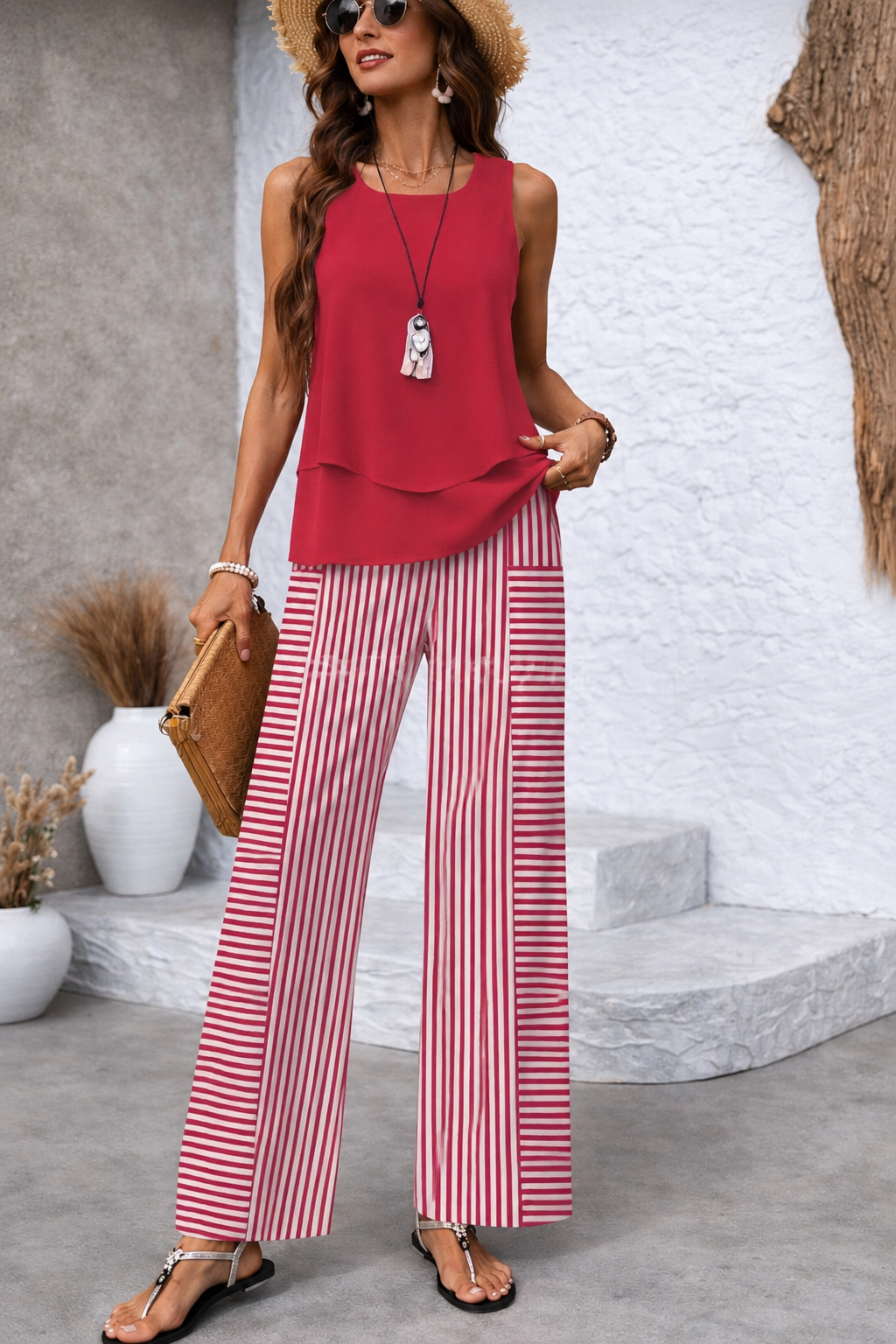 Rosavienne | Ensemble Riviera Rayée