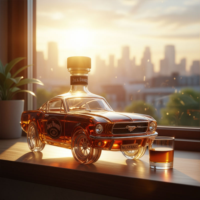 Whisky Bottle - Mustang Edition