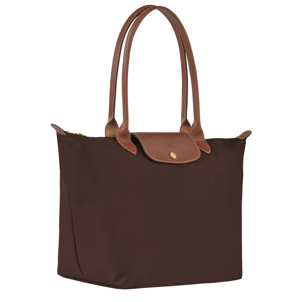 Lether Bag — Large Foldable Tote Bag, Brown