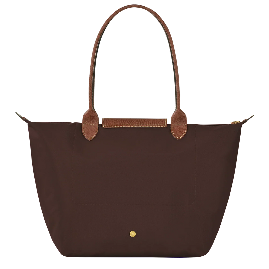 Lether Bag — Large Foldable Tote Bag, Brown