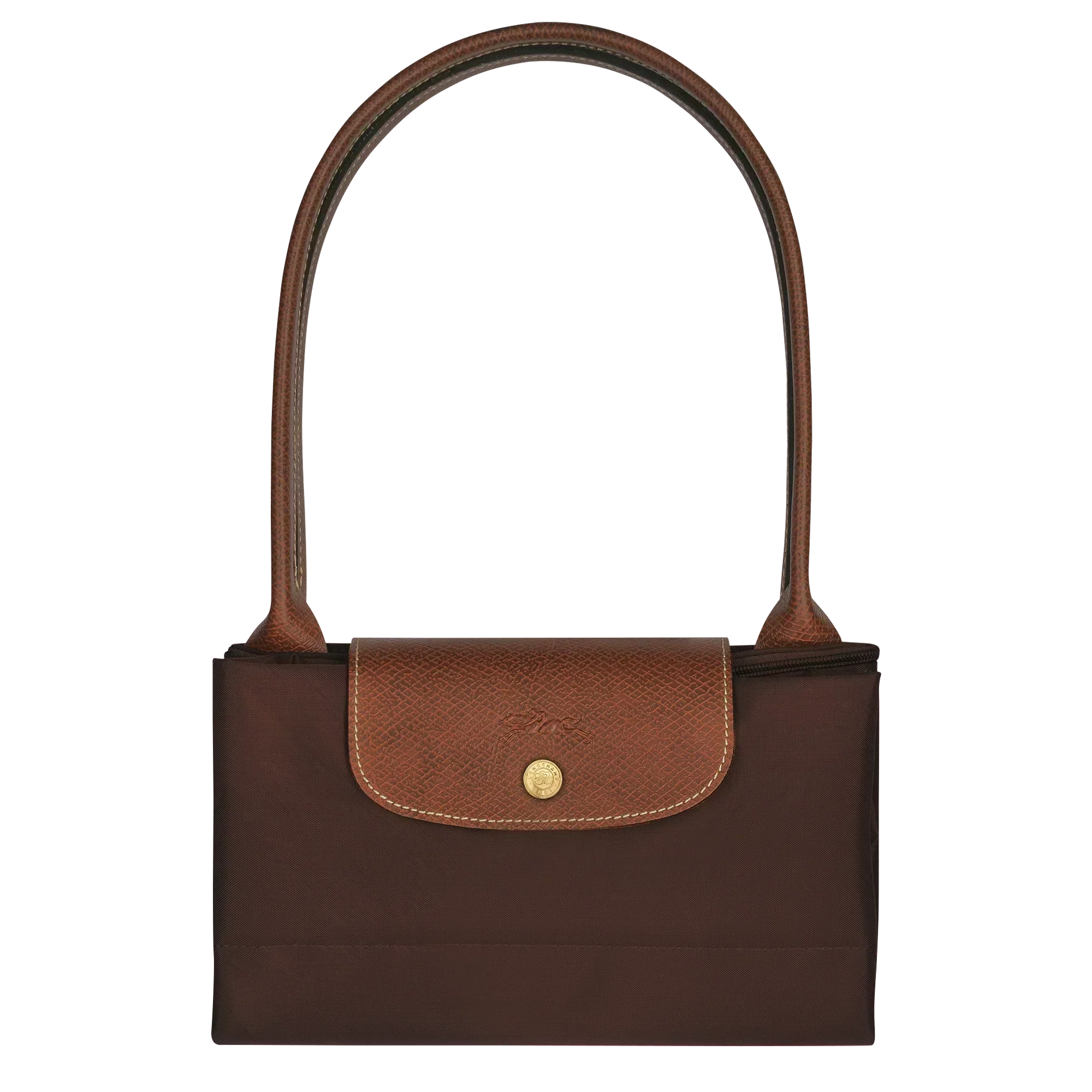 Lether Bag — Large Foldable Tote Bag, Brown