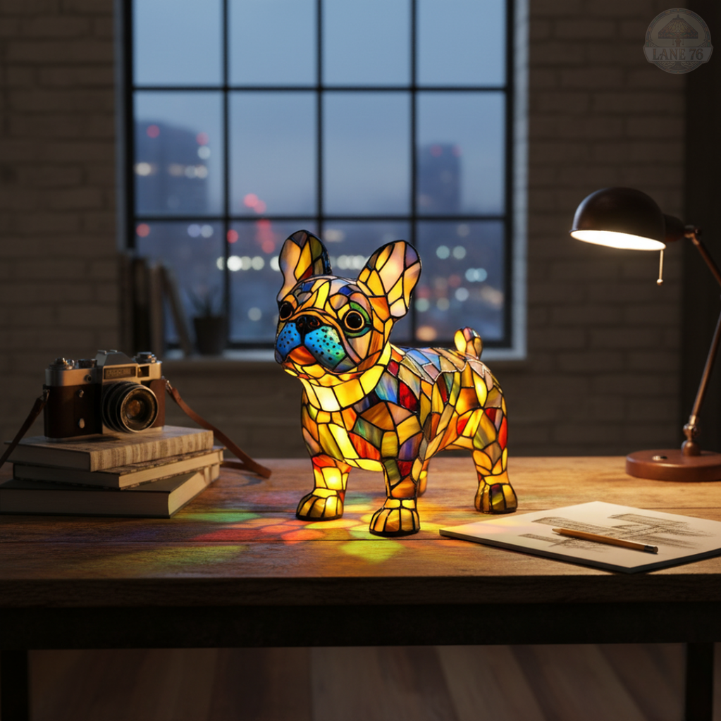 A beaming French Bulldog