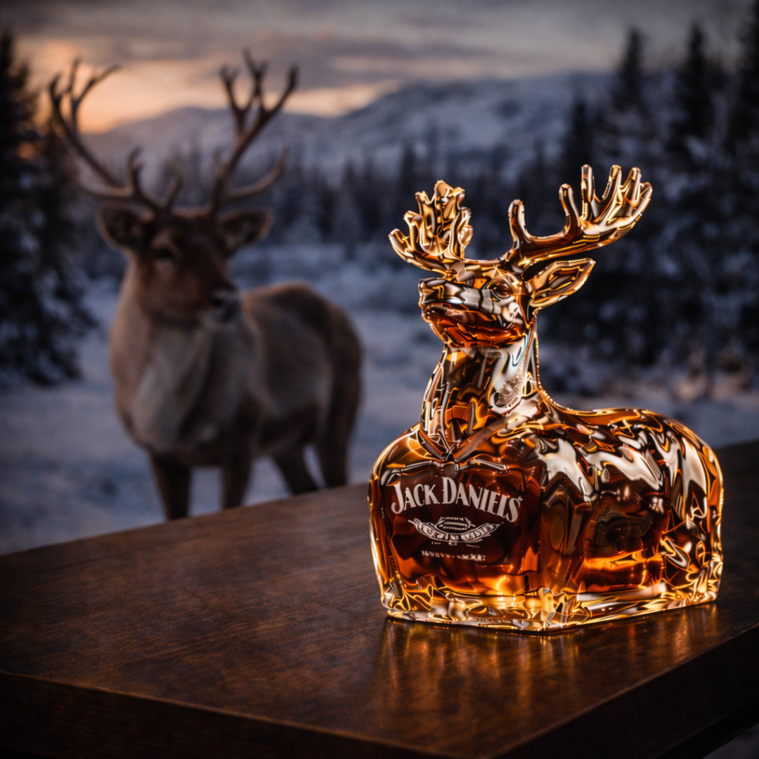 Whisky Bottle - Reindeer Edition