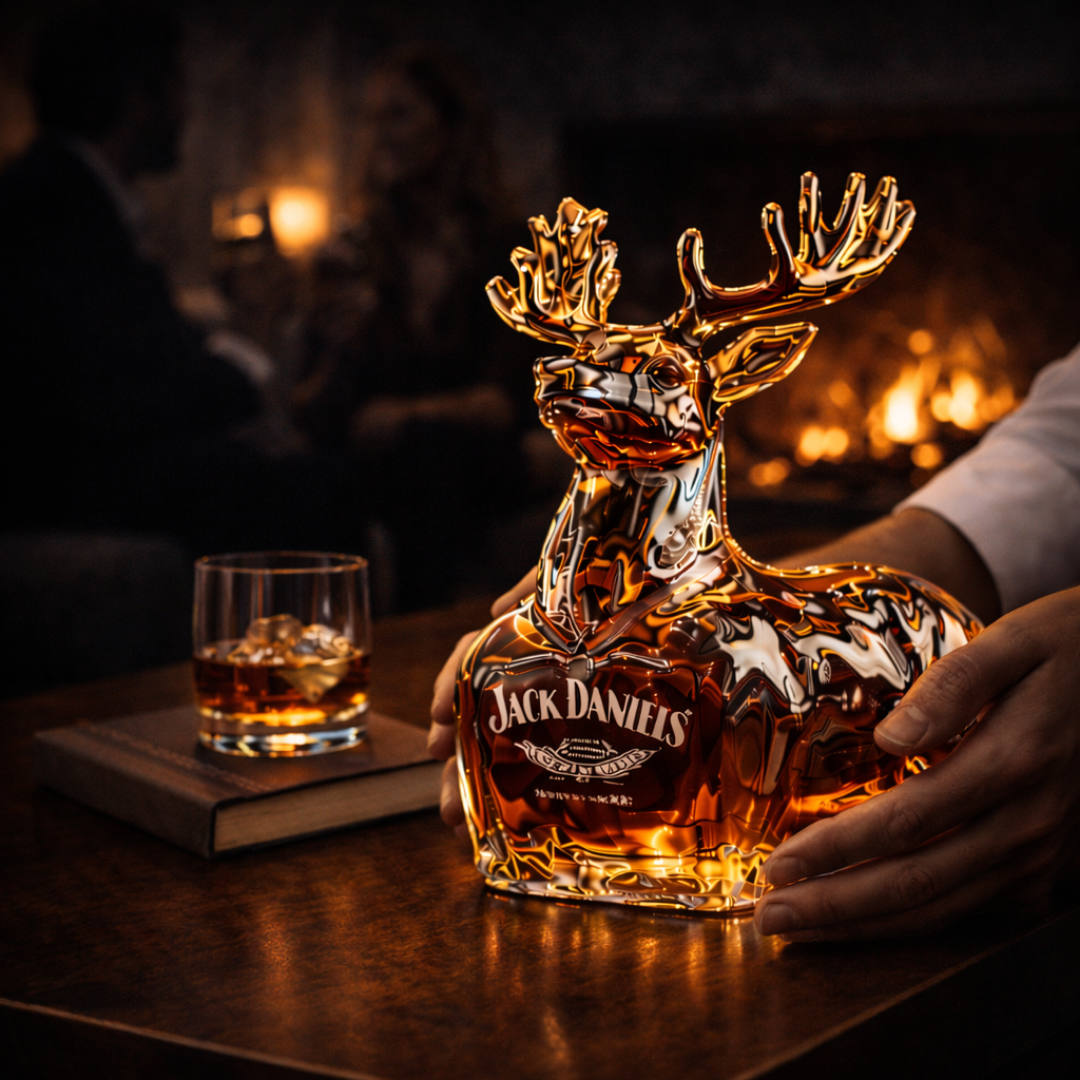 Whisky Bottle - Reindeer Edition