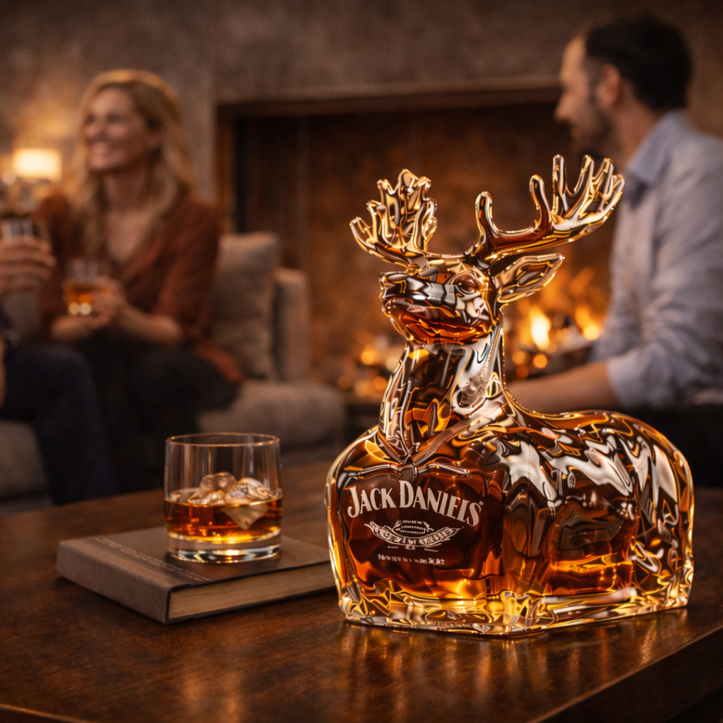 Whisky Bottle - Reindeer Edition