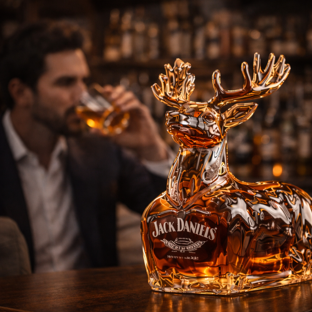 Whisky Bottle - Reindeer Edition