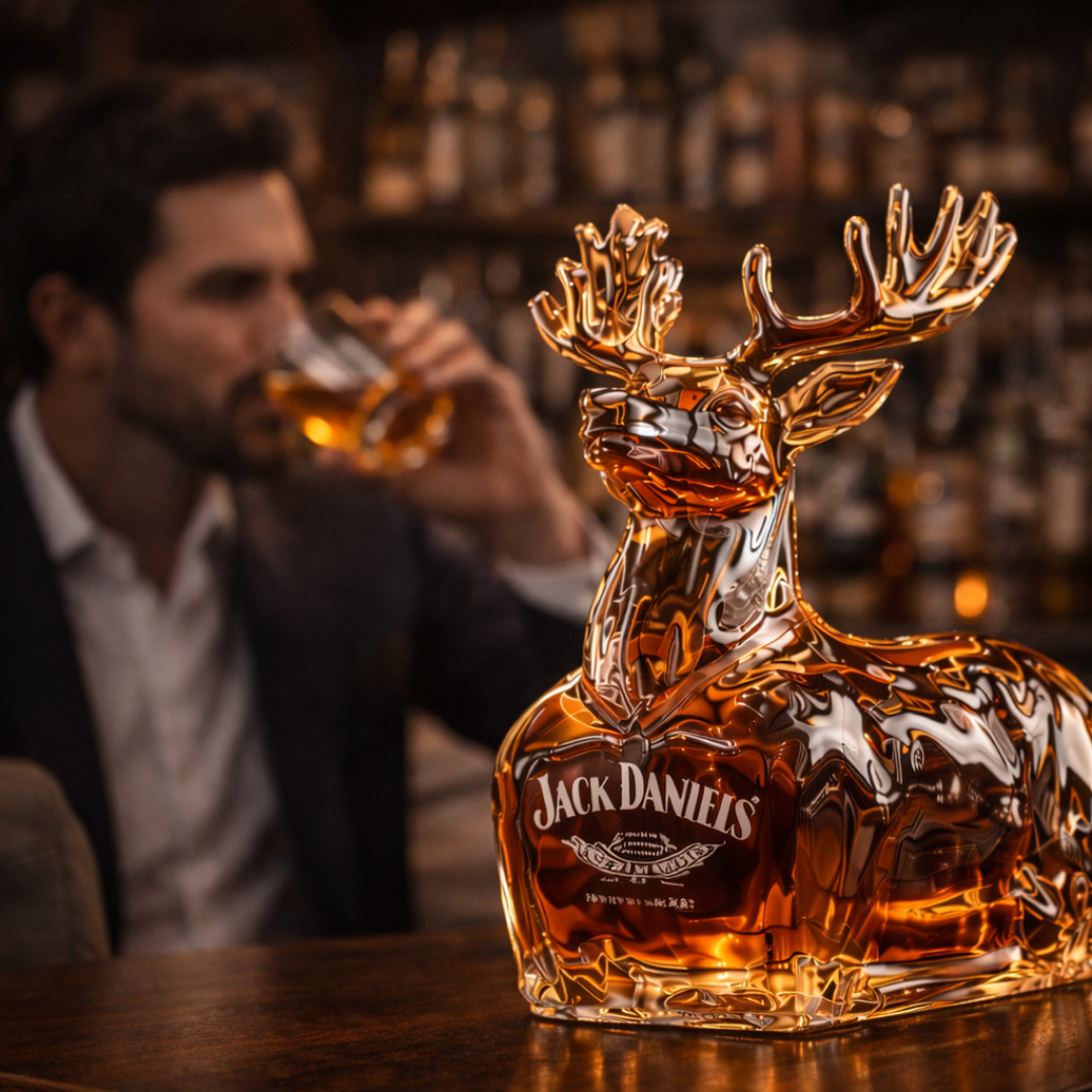 Whisky Bottle - Reindeer Edition