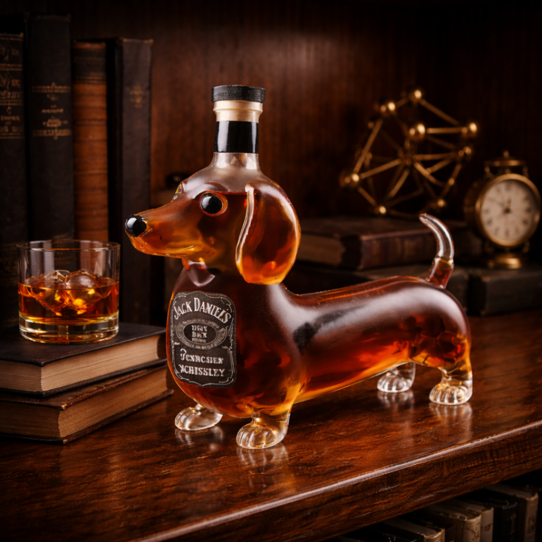 Whisky Bottle - Dachshund Edition