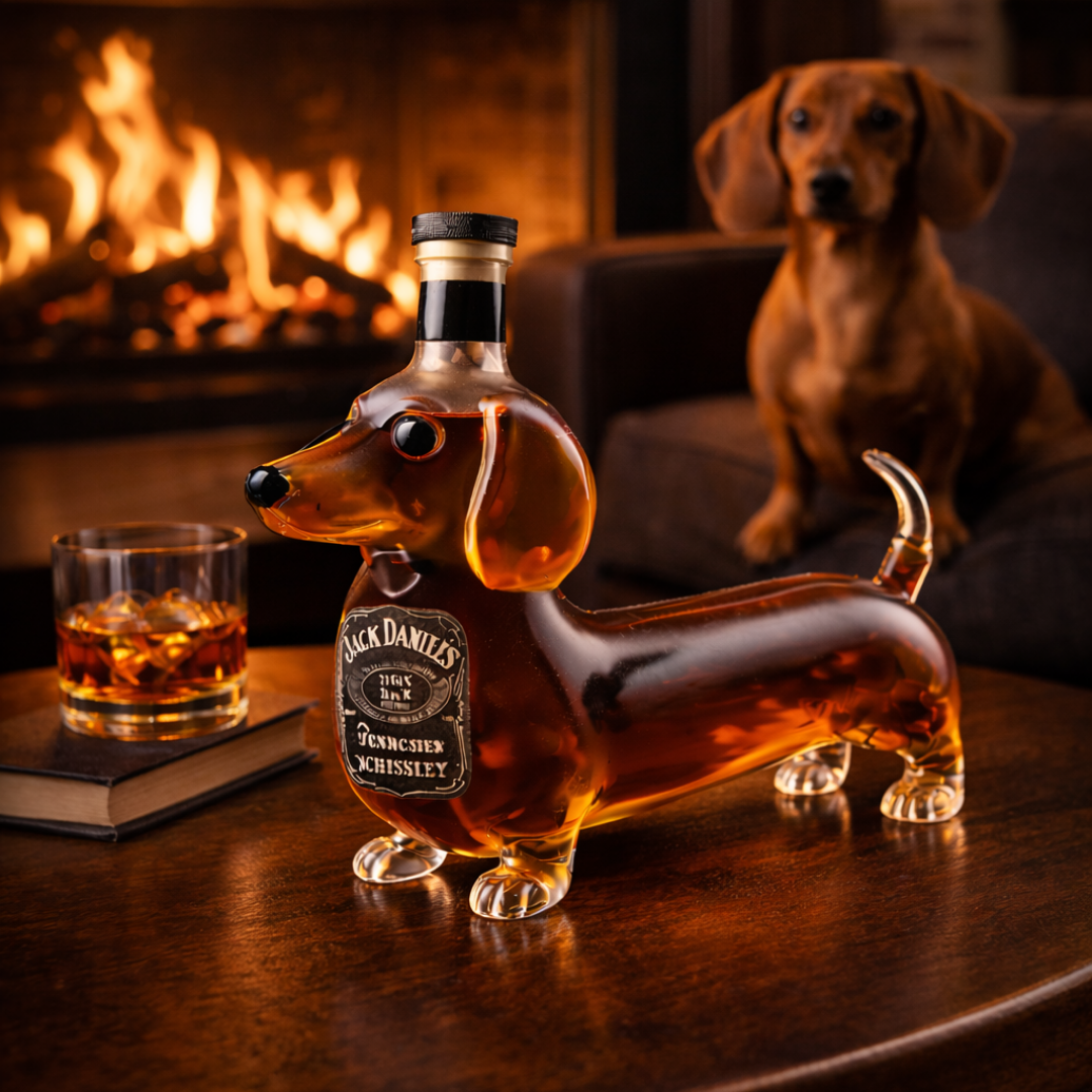 Whisky Bottle - Dachshund Edition