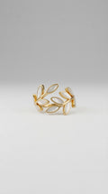 Adjustable Ring | Opal & Gold