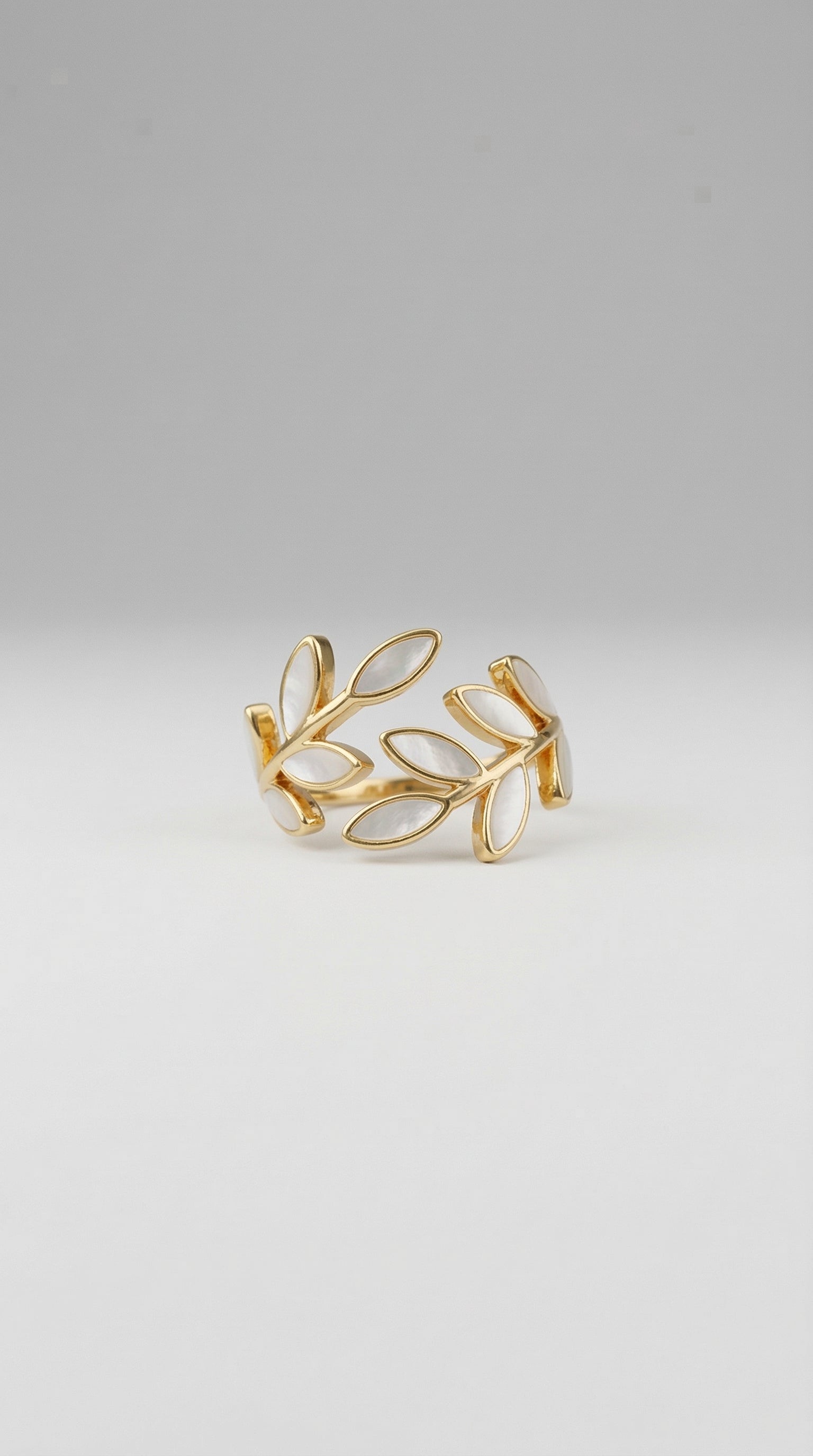 Adjustable Ring | Opal & Gold