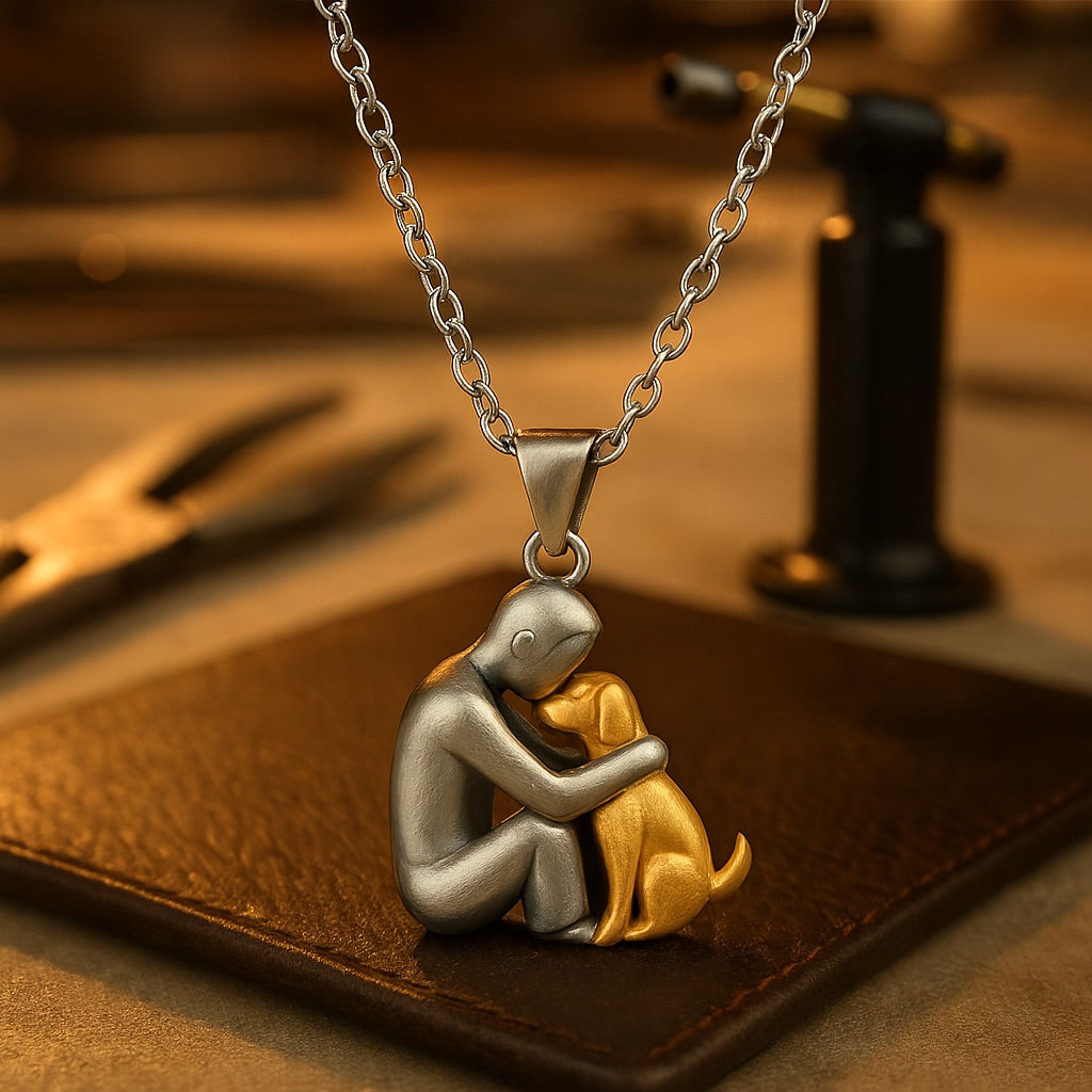 Heartbeat to Heartbeat - Pet Embrace Necklace