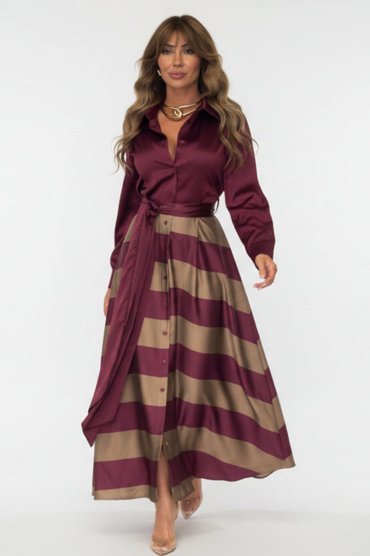 Aurora Royale – Vestido Elegante de Caída Fluida