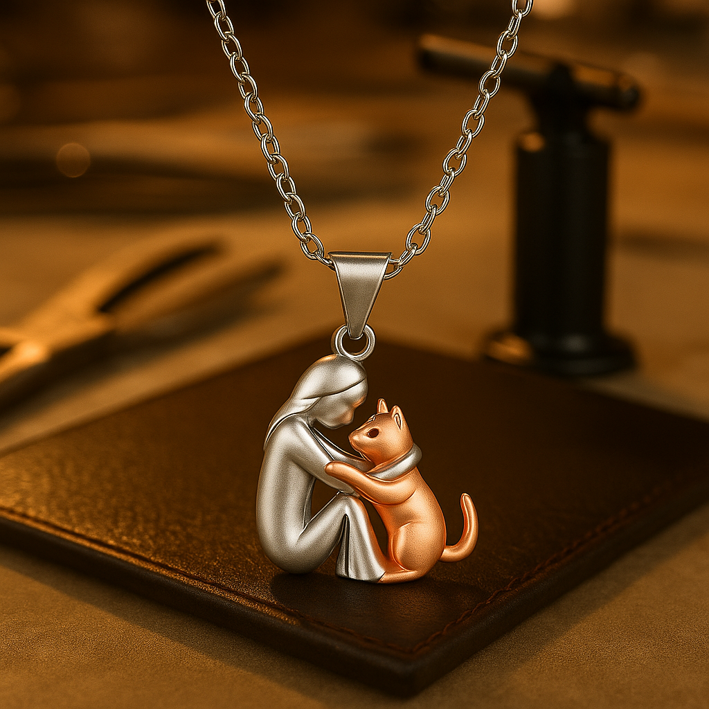 Heartbeat to Heartbeat - Pet Embrace Necklace