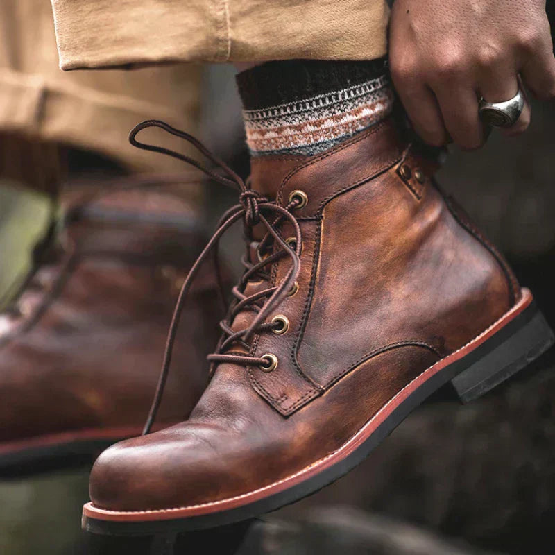 Sierra - Men's Leather Ankle Boots